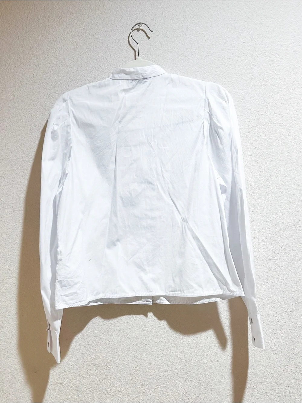 Madewell Puff-Sleeve Button-Up Shirt S